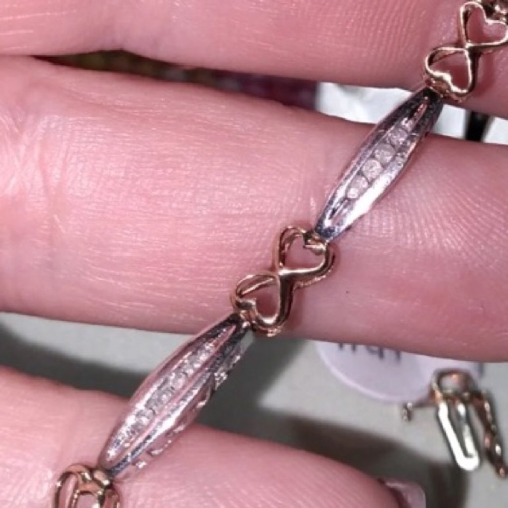 10k diamond bracelet.